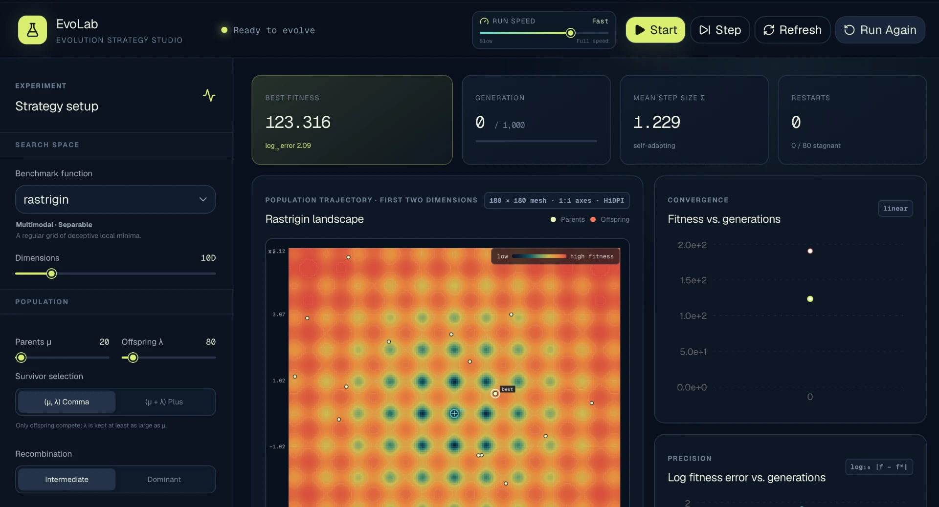 EvoLab preview