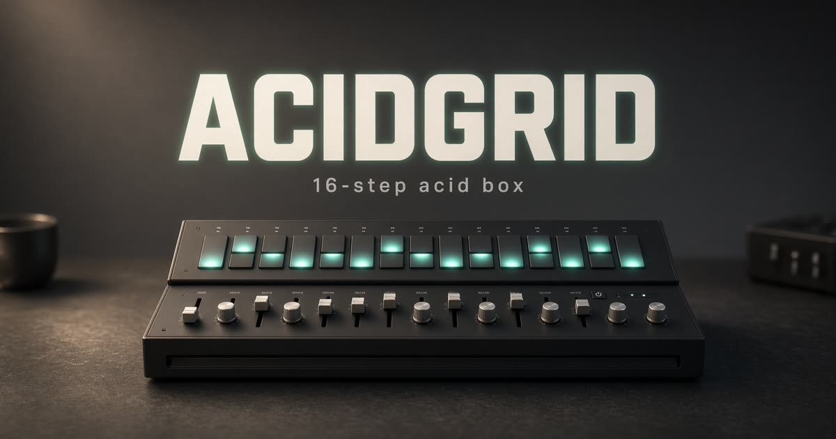 ACIDGRID browser drum machine